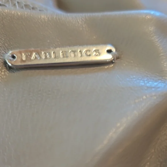 Fabletics Silver Accent Faux Leather Pants NWT - Picture 6 of 8